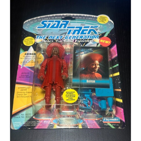 Star Trek The Next Generation Guinan Action Figure Playmates - 1993 - Picture 1 of 6